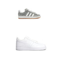 Nike Air Force 1 + Adidas Campus Grey Combo