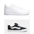 NIKE AIRFORCE 1 / VANS KNU SKOOL BLACK COMBO