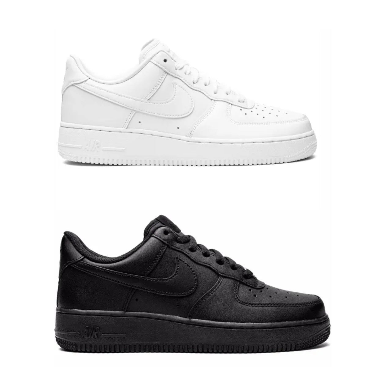 Nike Air Force 1 Black/White Combo | 2 pairs for R1,700