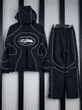 Nike x Corteiz NRG Onyx Tracksuit Set – Black / Reflective 3M